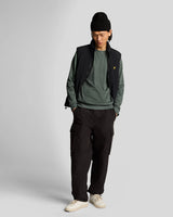Lyle & Scott Crew Neck Sweatshirt -  Green Mercurial