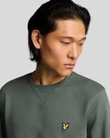Lyle & Scott Crew Neck Sweatshirt -  Green Mercurial