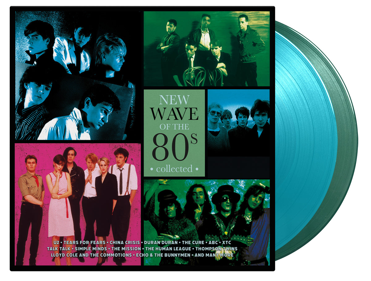 V/A - NEW WAVE OF THE 80'S COLLECTED (LP1 Green LP2 Turqoise)