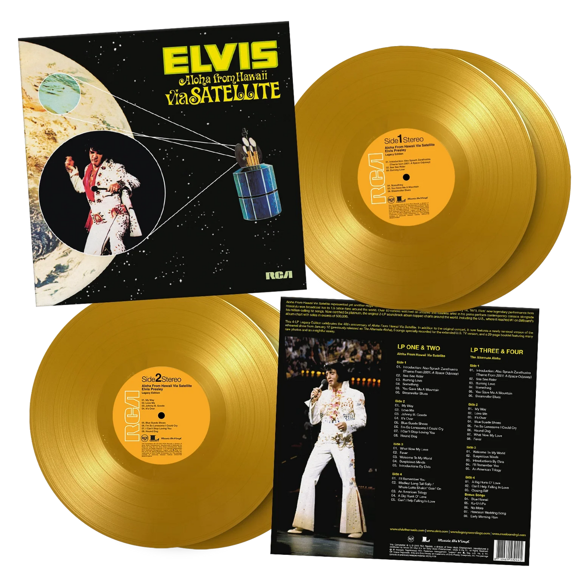 PRESLEY, ELVIS - ALOHA FROM HAWAII VIA SATELLITE (limited coloured 4LP anniv. expanded edition)