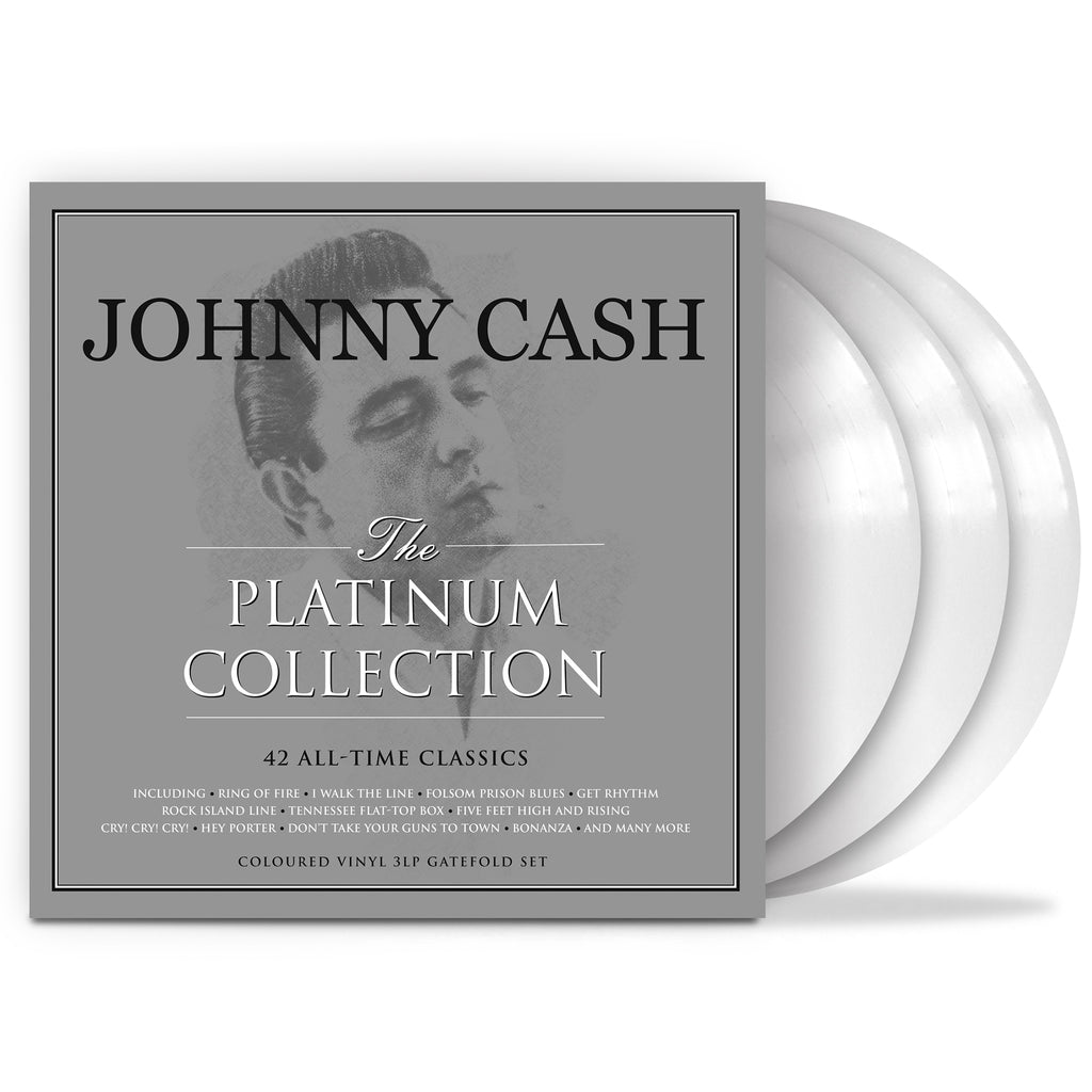 JOHNNY CASH - PLATINUM COLLECTION (3LP set White vinyl)