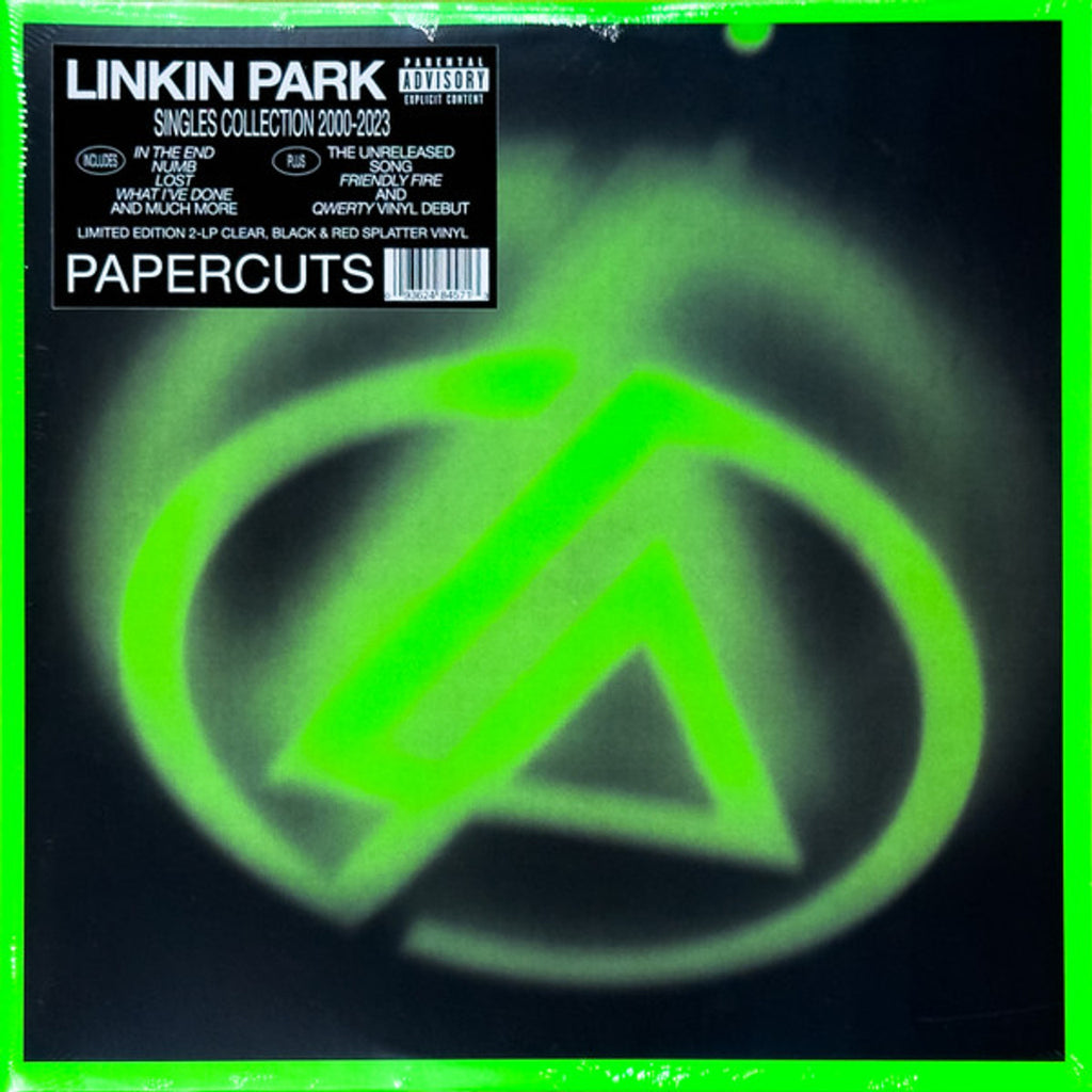 LINKIN PARK - PAPERCUTS (SINGLES COLLECTION) - Black/red Spaltter vinyl