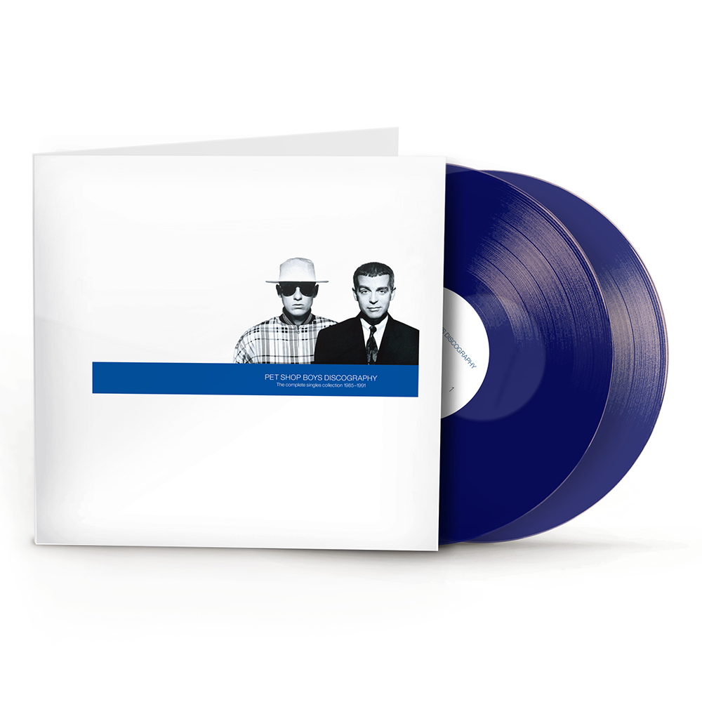 PET SHOP BOYS - DISCOGRAPHY: THE COMPLETE SINGLES COLLECTION (Limited blue vinyl)