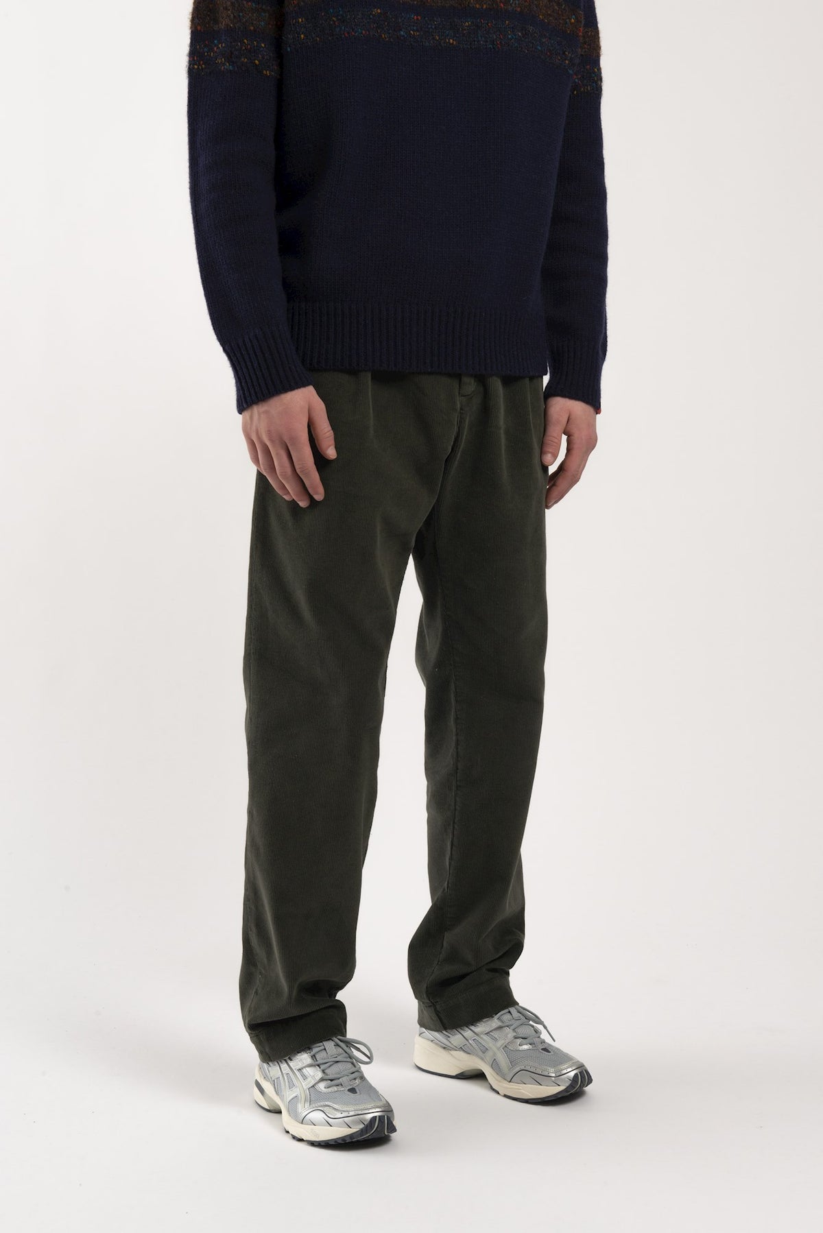 Antwrp RIB VELOURS TROUSER - Scott - Climbing Ivy