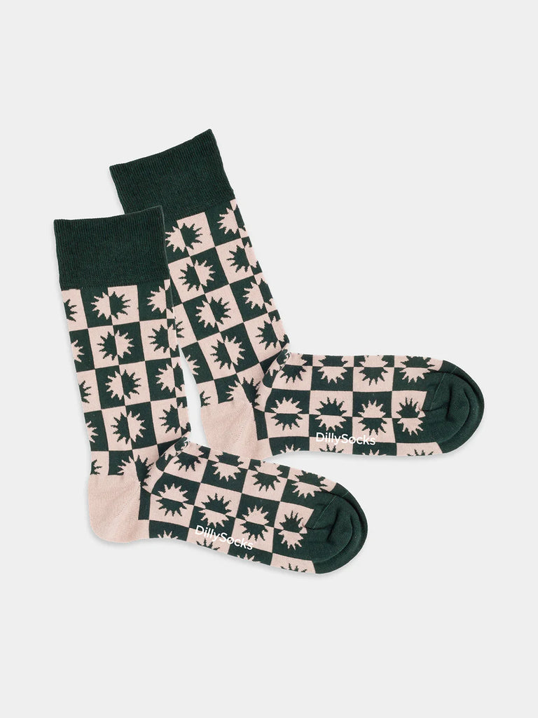 DillySocks - Two sided sun (size 40-46)