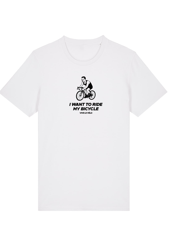 Vive le Vélo - Freddie is Back T-Shirt - White
