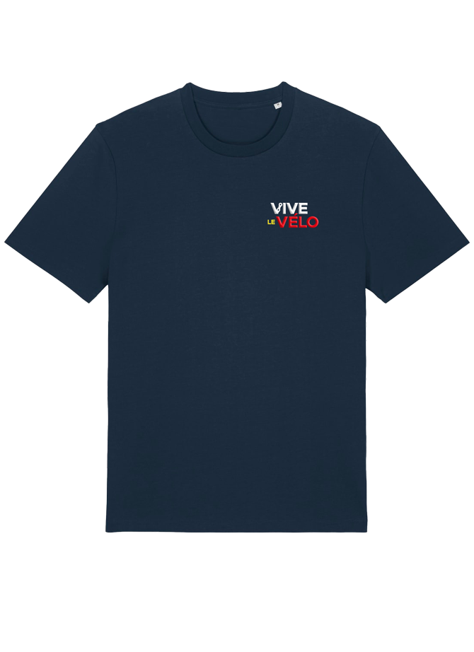 Vive le Vélo - Go Belgium T-Shirt - French Navy