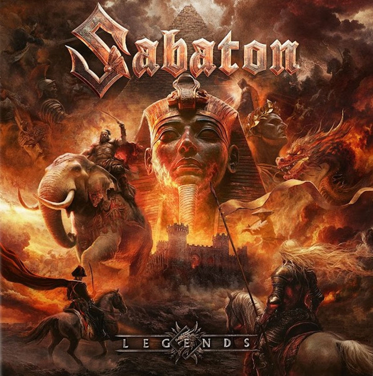 SABATON - LEGENDS (Templars Edition / Glacial Mist Marble)