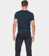 Ato T-shirt - Valerio V-neck GOTS OC Dark blue