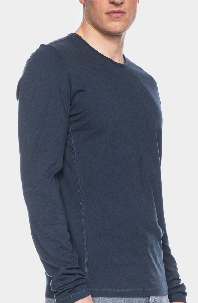Ato Long sleeve T- Shirt - Dark blue