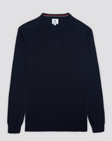 Ben Sherman Signature Knitted Crew Neck - Dark navy