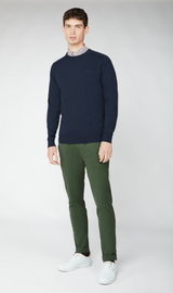 Ben Sherman Signature Knitted Crew Neck - Dark navy