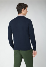 Ben Sherman Signature Knitted Crew Neck - Dark navy