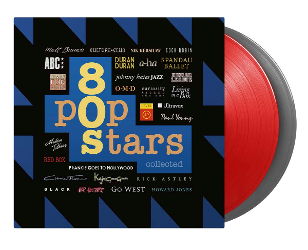 V/A - 80S POP STARS COLLECTED (red silver vinyl)