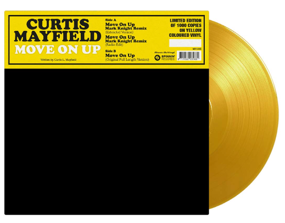 MAYFIELD, CURTIS - MOVE ON UP (MARK KNIGHT REMIX) (limited yellow vinyl)