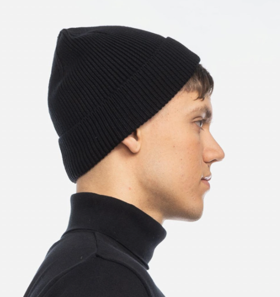 Ato 100% organic cotton Beanie  Maxim - Black