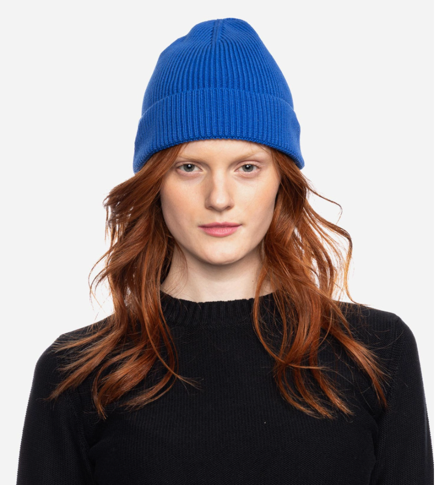 Ato 100% organic cotton Beanie  Maxim - Blue