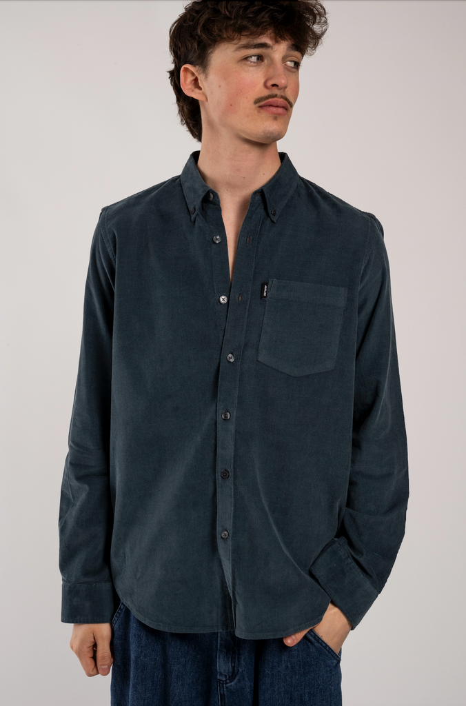 Antwrp Organic Cotton shirt - Storm Blue