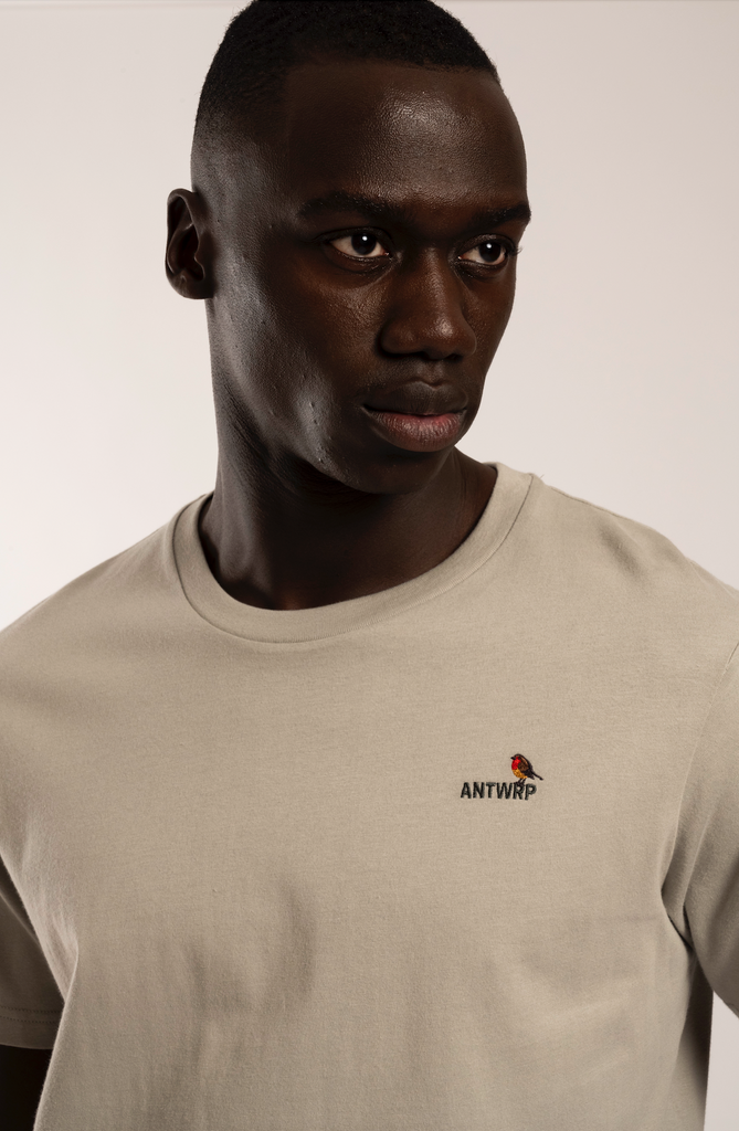 Antwrp Bird logo Tee - Regular fit - Mastic