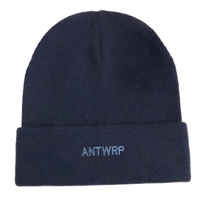 Antwrp Knitted Beanie - Ink Blue