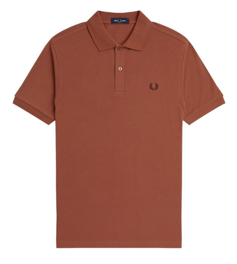 Fred Perry M6000 Polo - CINNAMON/CRBRICK