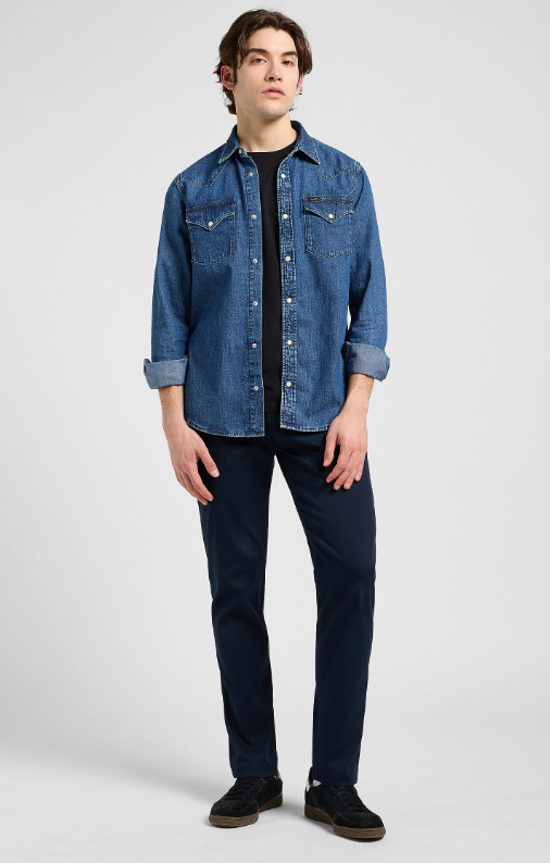 LEE Regular Chino - Rivet Navy (L32)