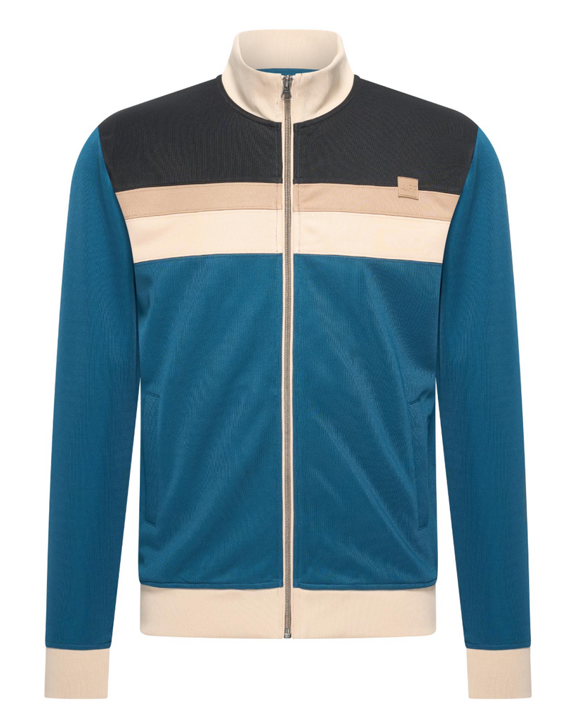 4Funky Flavors - Trackjacket zip through - BORN AGAIN - Blue/Multi