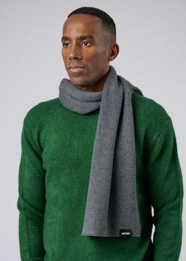Antwrp Scarf - Medium Grey Chiné