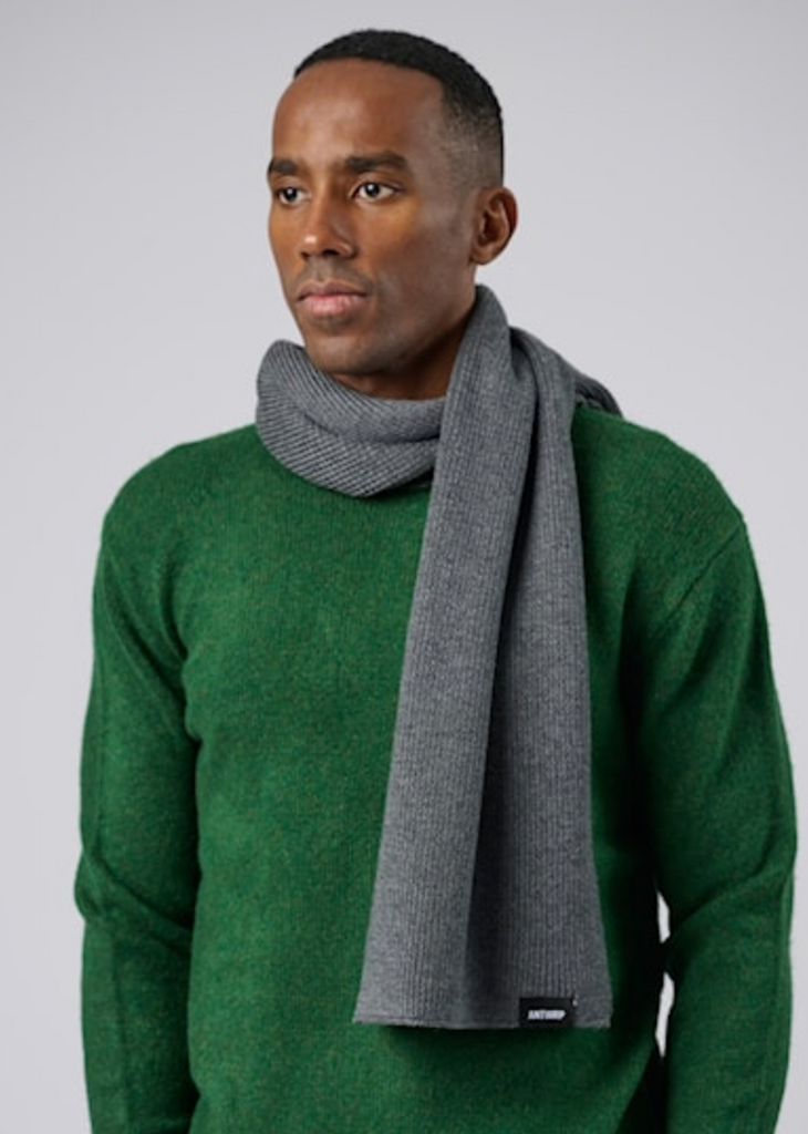 Antwrp Scarf - Medium Grey Chiné