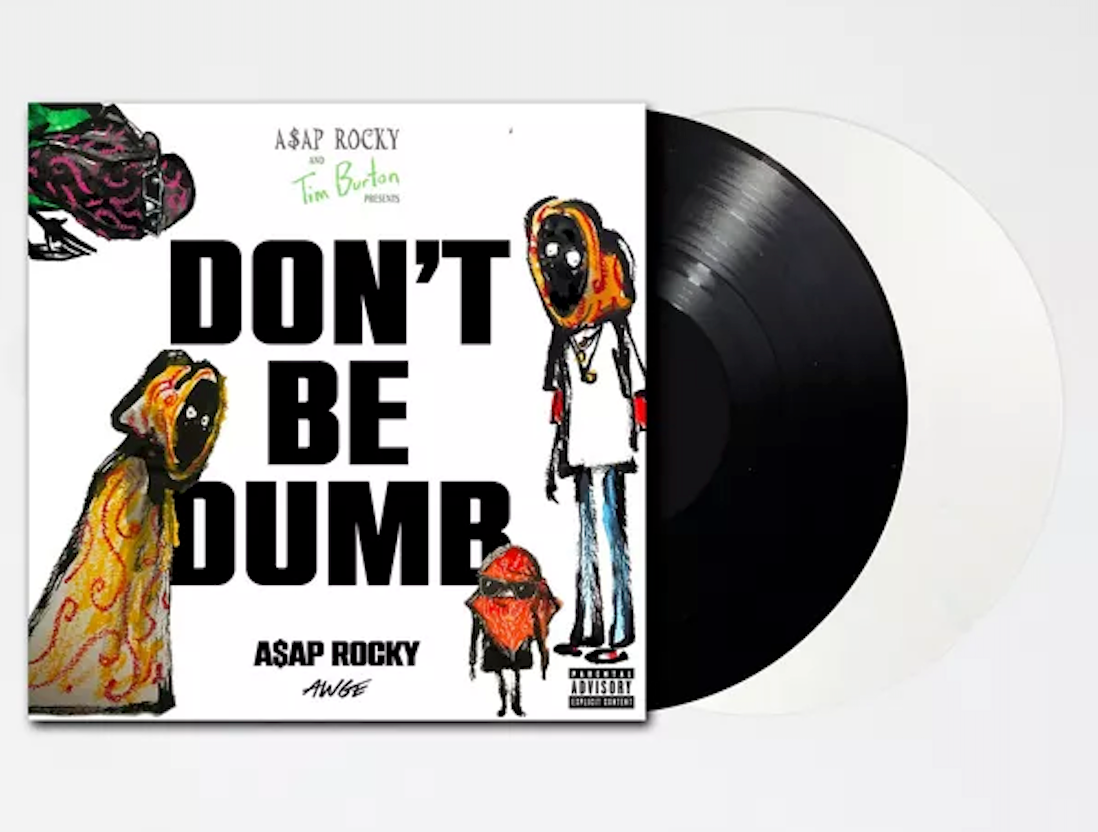 A$AP ROCKY - DON'T BE DUMB (black & white coloured 2LP)