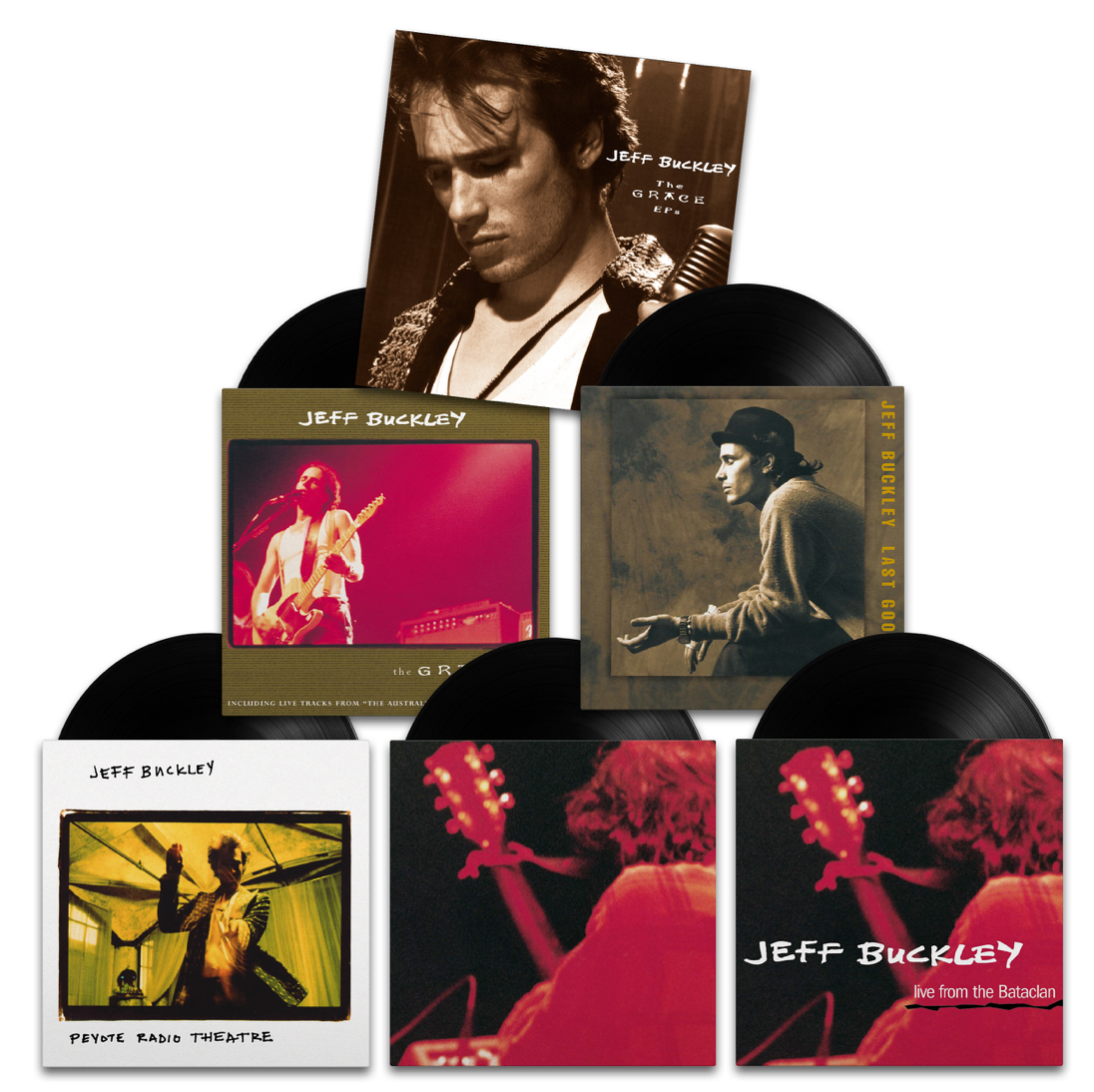 BUCKLEY, JEFF - THE GRACE EP'S (5LP Slipcase, Insert, Box Set)
