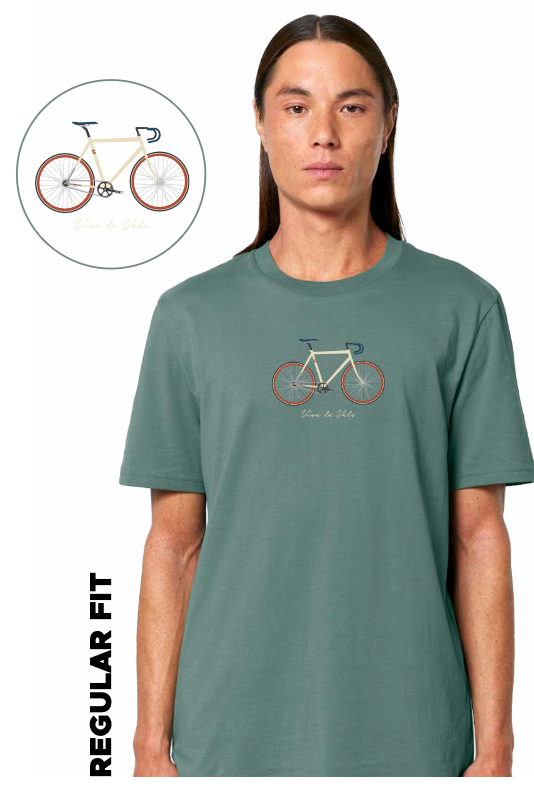 Vive le Vélo - Fixie T-Shirt Green Bay
