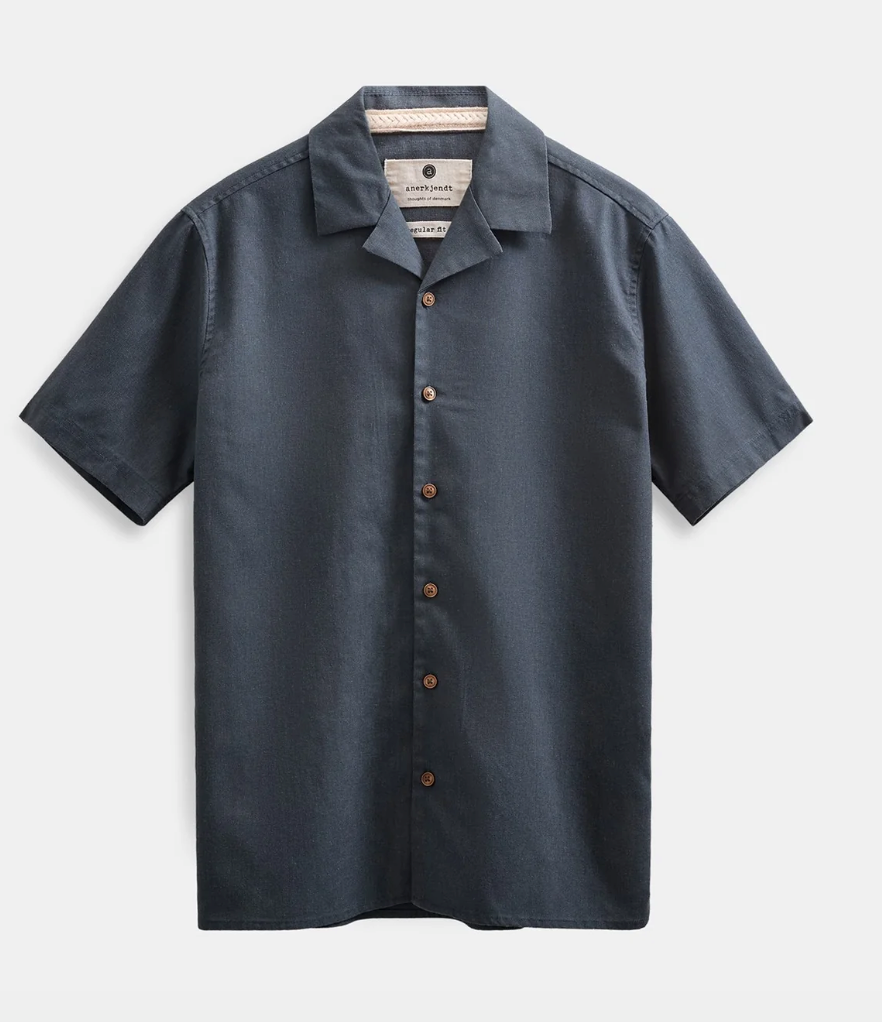 Anerkjendt Akleo  Shirt  - Blue Indigo