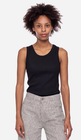 Ato Ribba Top  - Black