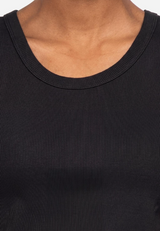 Ato Ribba Top  - Black