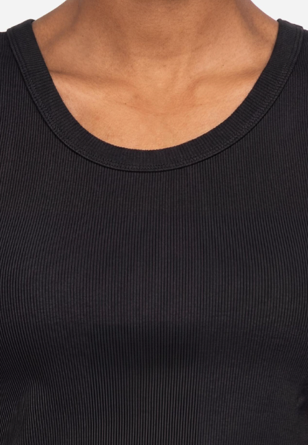 Ato Ribba Top  - Black