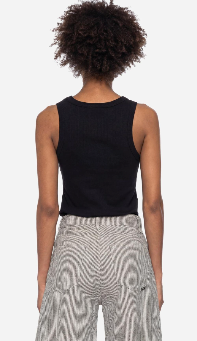Ato Ribba Top  - Black