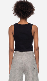 Ato Ribba Top  - Black