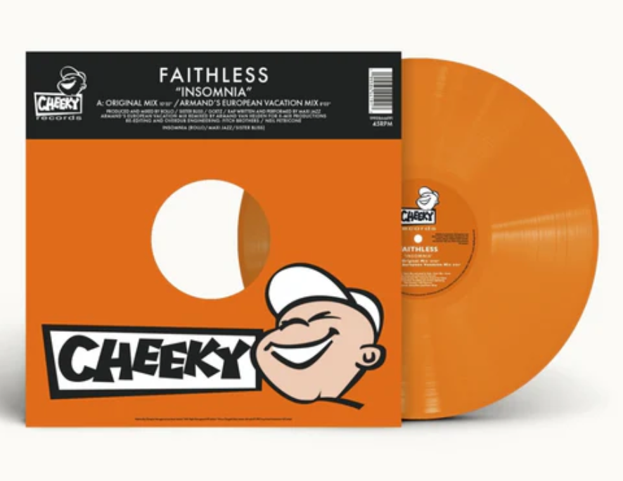 FAITHLESS - INSOMNIA (limited Orange coloured vinyl)