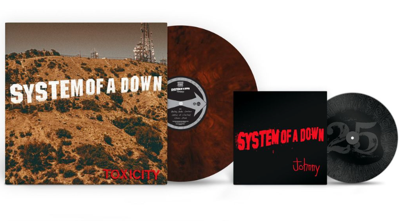 SYSTEM OF A DOWN - TOXICITY (Limited INDIE only Burgundy Shadow colored vinyl LP + 7")(pre-order 20/11/2026)