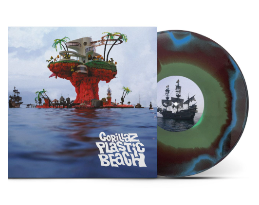 GORILLAZ - PLASTIC BEACH (Limited Indie only blue, green and orange vinyl) (pre-order 04/12/2026)