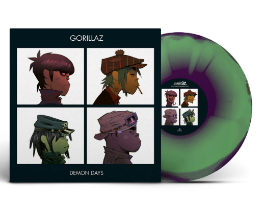 GORILLAZ - DEMON DAYS (Limited Indie only green, purple, and red vinyl) (pre-order 04/12/2026)