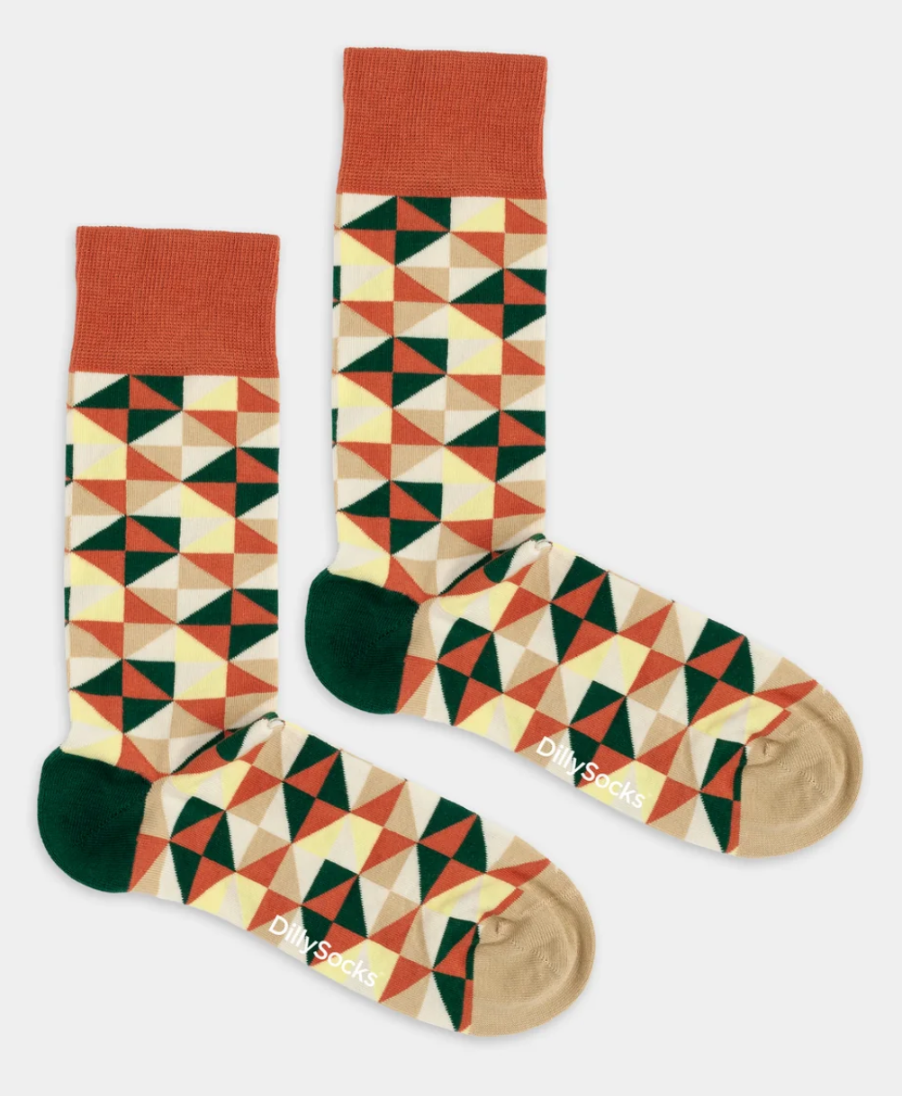 DillySocks - Vintage Tiles (size 41-46)