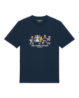 Vive Le Vélo T shirt - The Cobble Stones - Blue