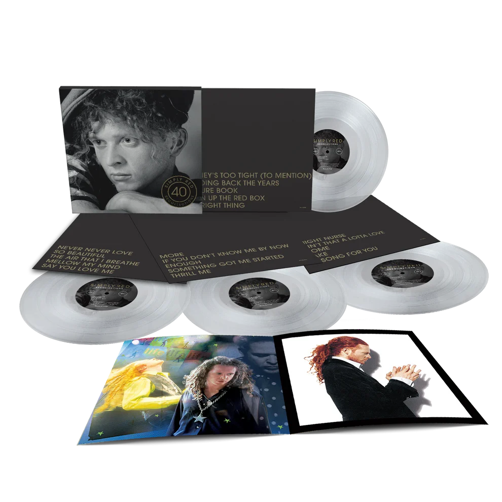 SIMPLY RED - RECOLLECTIONS (4LP box limited transparent Vinyl)