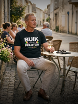 Vive Le Vélo T Shirt Buik Van Het Peloton - Black