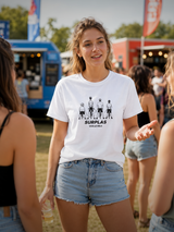 Vive Le Vélo T Shirt Surplas- White