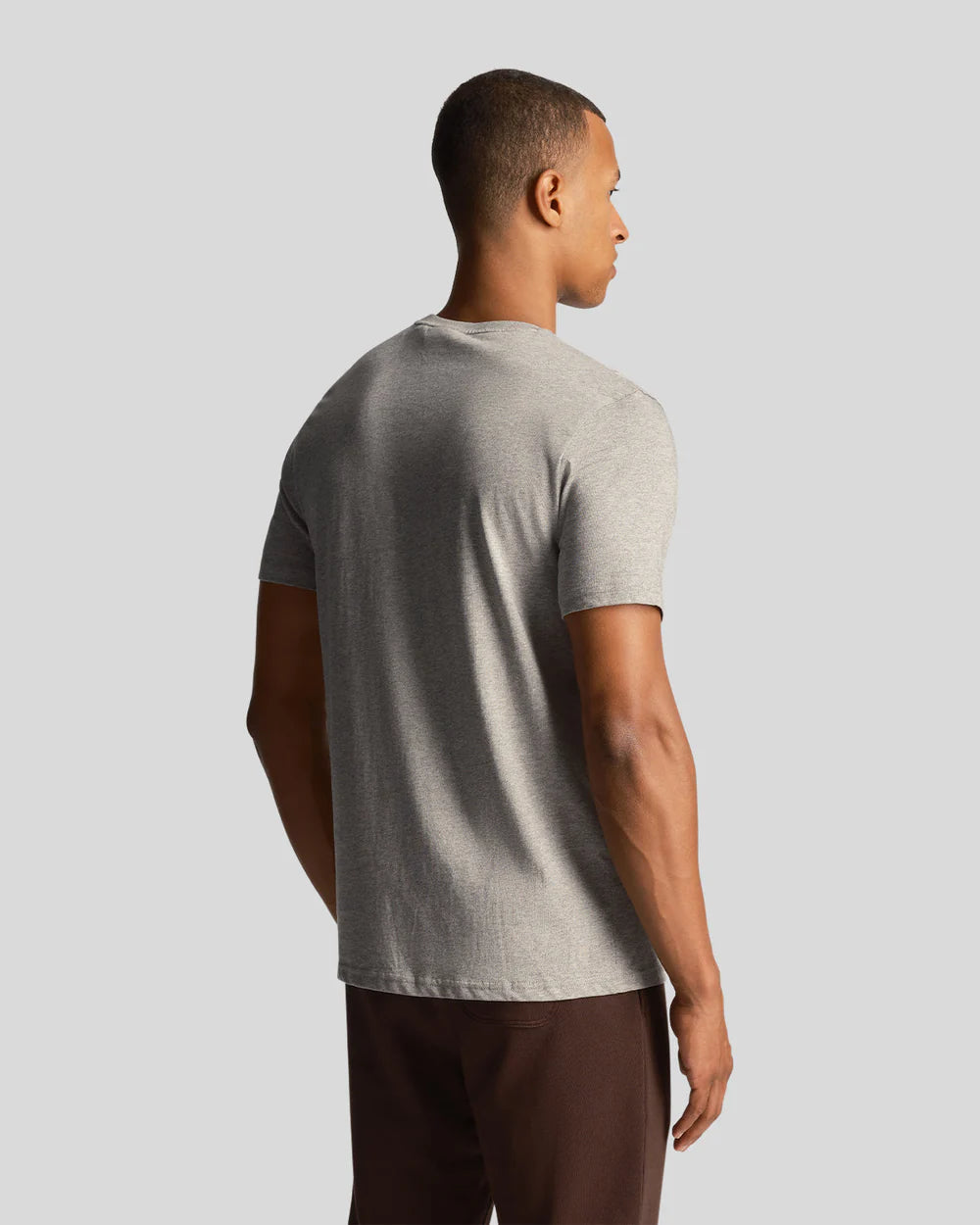 Lyle & Scott Plain T-shirt - Mid Grey Marl