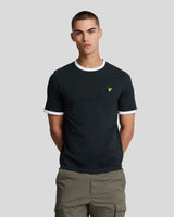 Lyle & Scott Ringer T-Shirt - Dark Navy / White