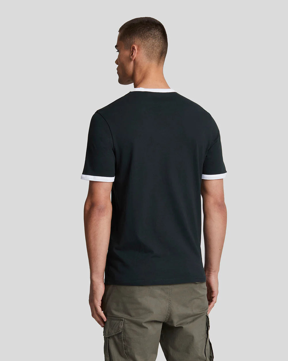 Lyle & Scott Ringer T-Shirt - Dark Navy / White